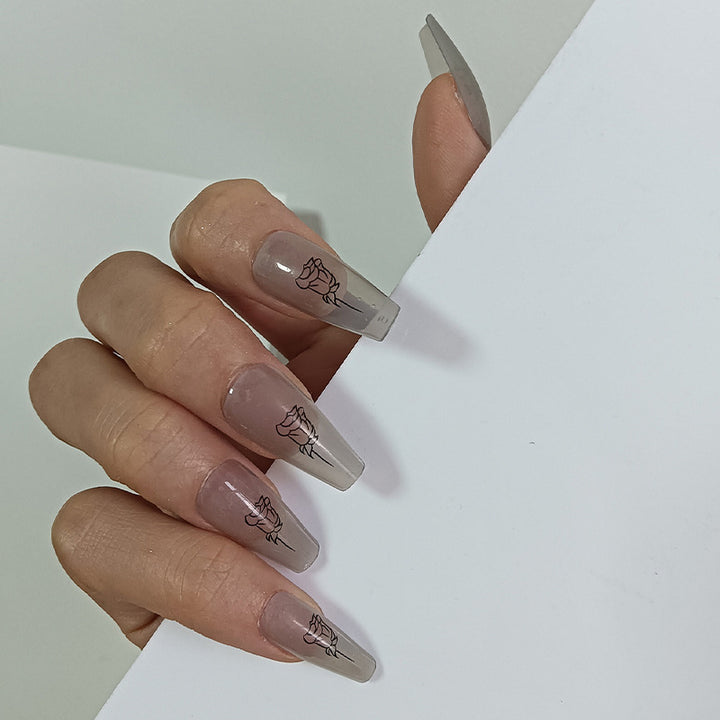 Artificial nail set with unique patterns Kalsten