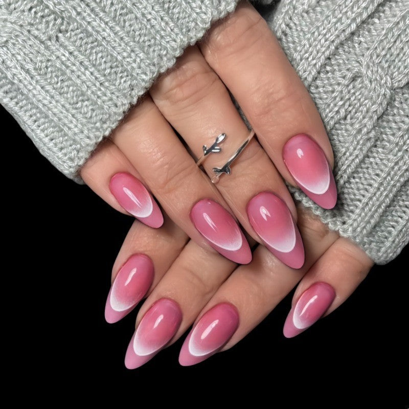 Artistic Almond-Shaped Press-On Nail Set Kalsten