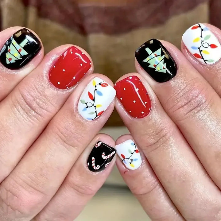Festive Holiday Nail Art Kit Kalsten