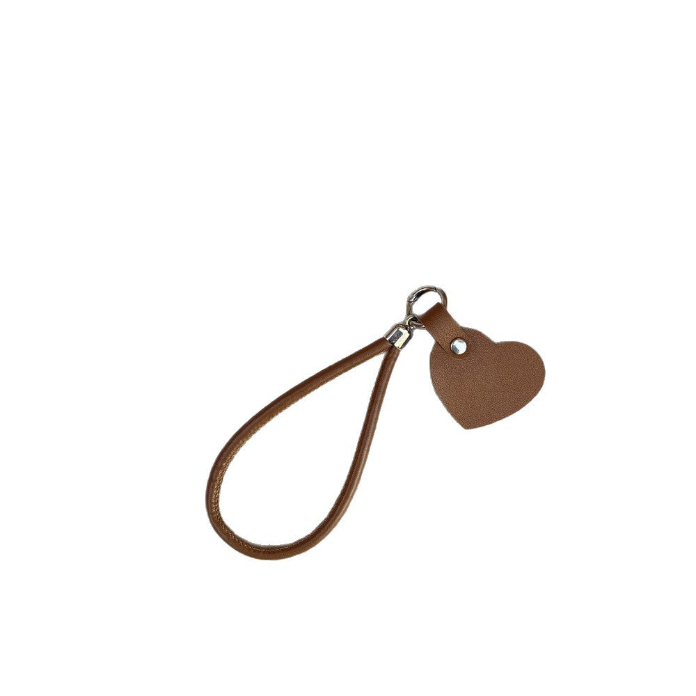Leather Heart Keychain kalsten