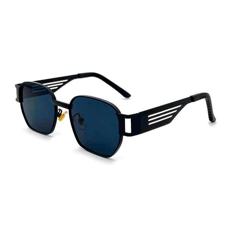 Stylish Oversized Sunglasses in Modern Metal Design Kalsten