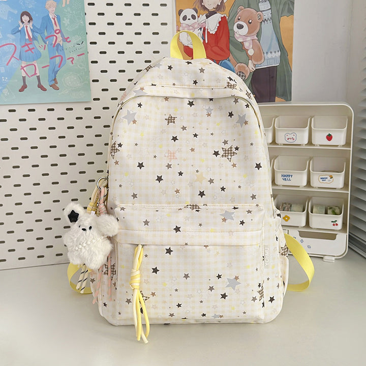 Cute Decorative Star-Embellished Backpack Kalsten