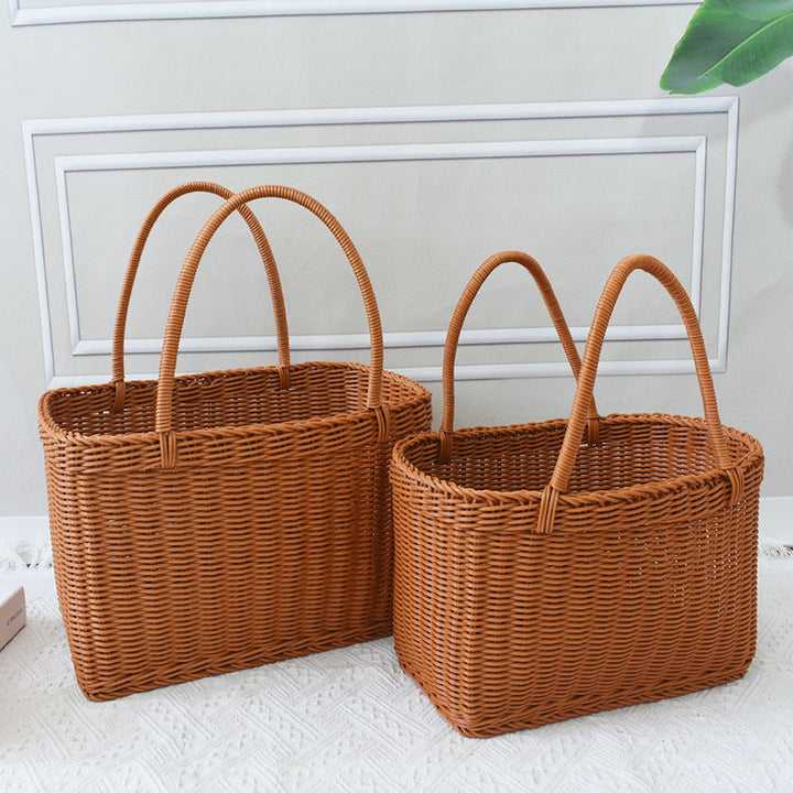 Woven Rattan Storage Basket Kalsten