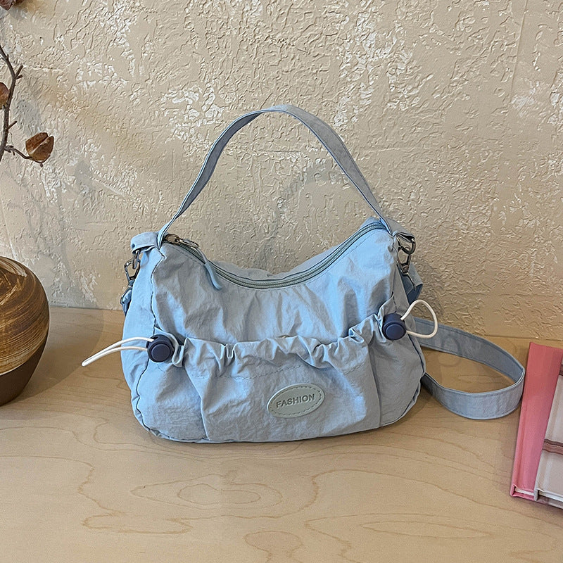 Casual Ruched Crossbody Bag