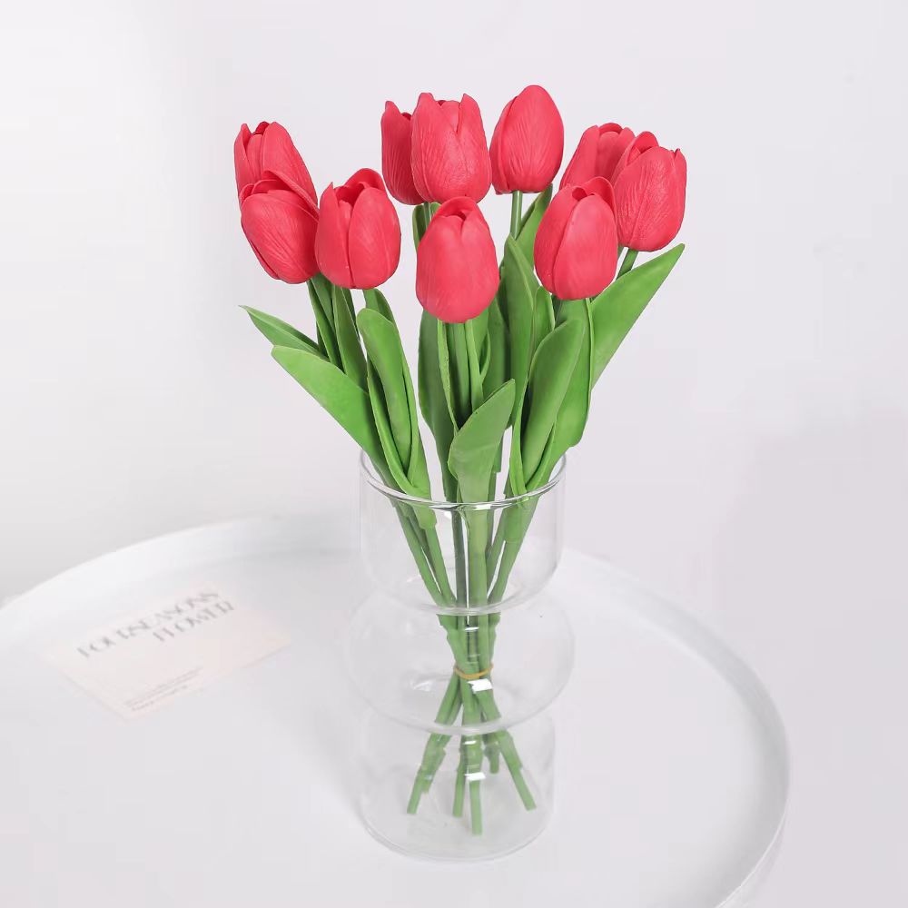 Realistic Faux Tulip Bouquet