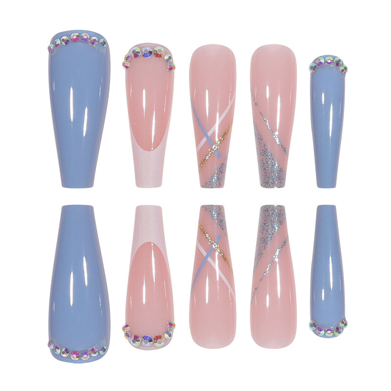 Decorative Long Acrylic Nail Art Extensions Kalsten