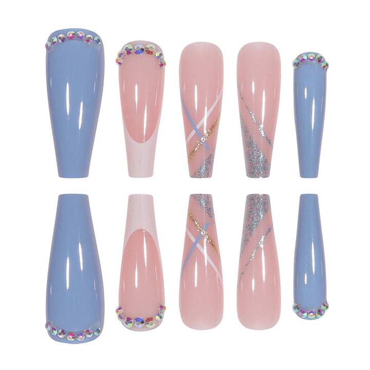 Decorative Long Acrylic Nail Art Extensions Kalsten