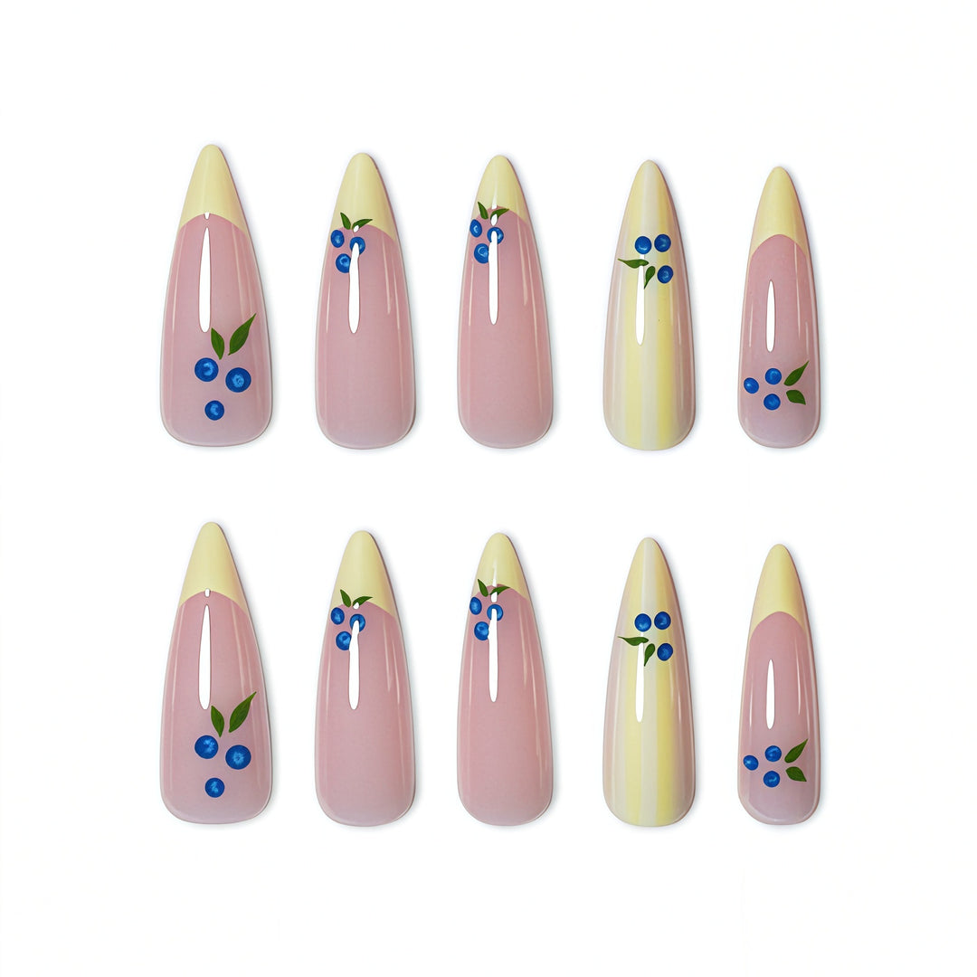 Elegant Artistic Stiletto Nail Art Extensions Kalsten