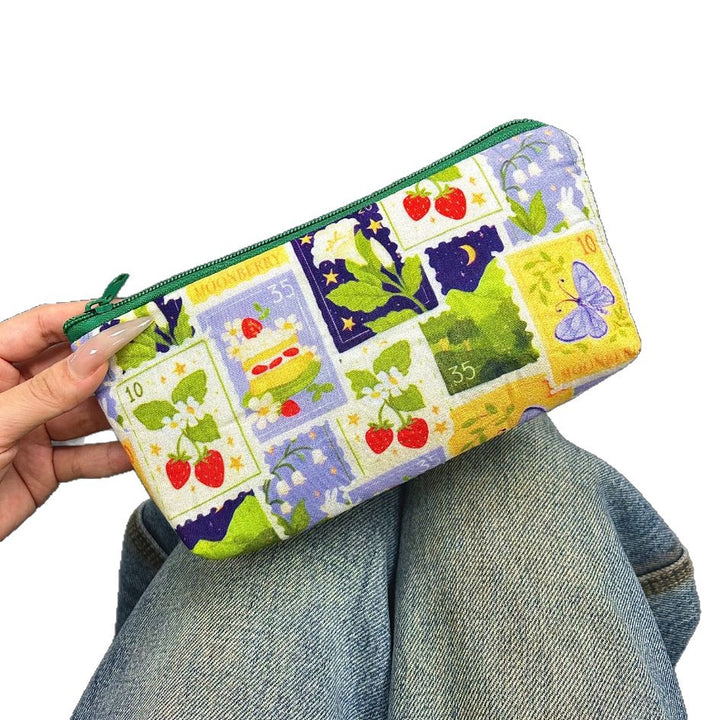 Floral Print Storage Pouch