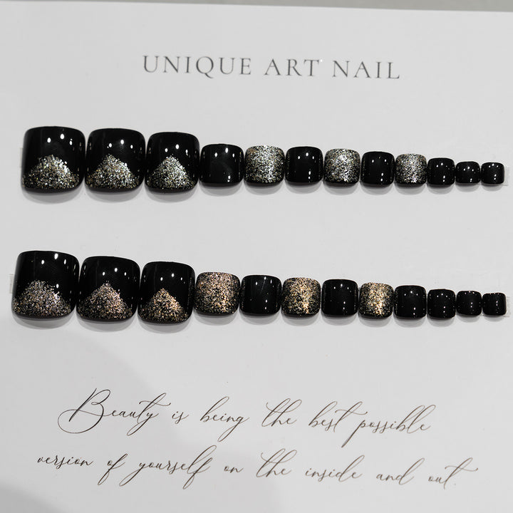 Elegant Pedicure Nail Art