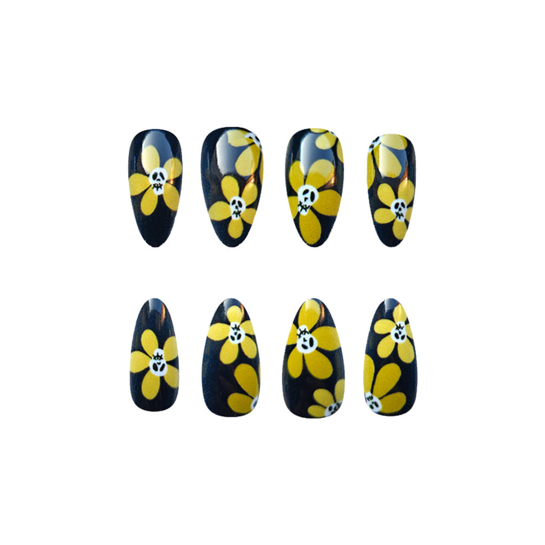 Floral Design Nail Art