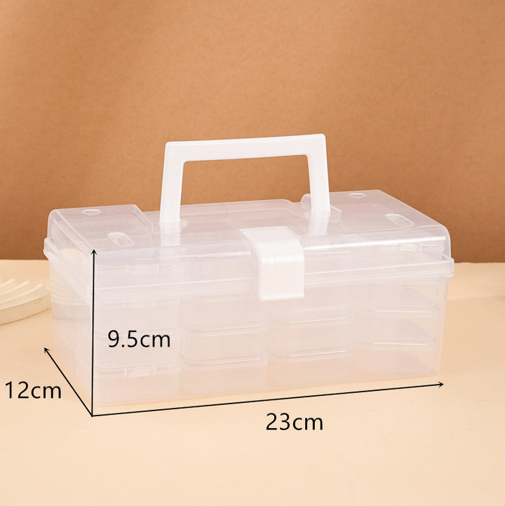 Multi-Sectional Craft Tool Storage Box Kalsten