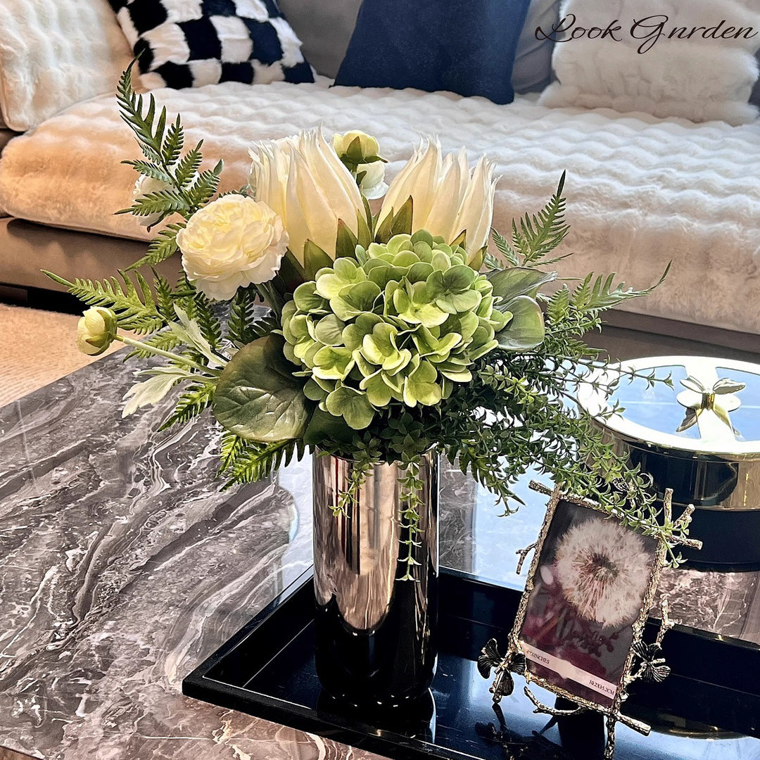 Lifelike Artificial Flower Arrangement