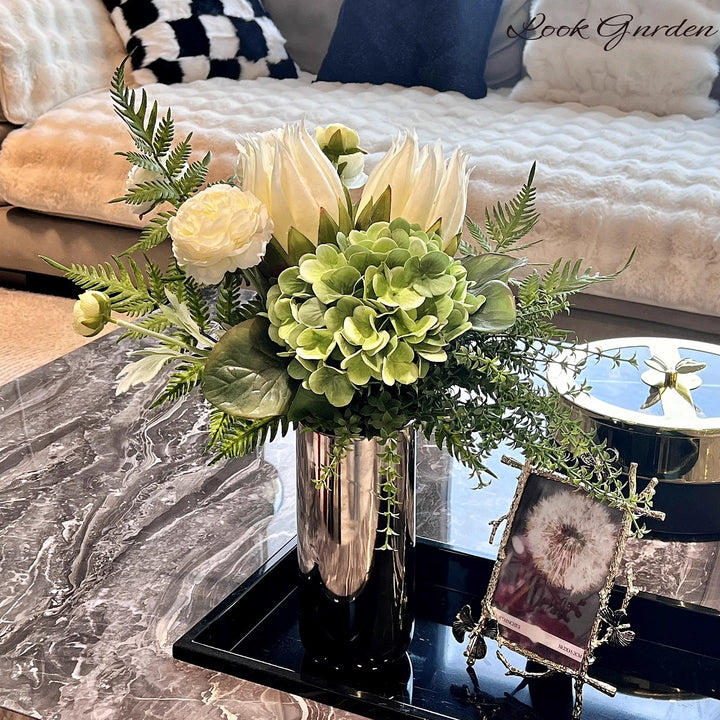 Lifelike Artificial Flower Arrangement
