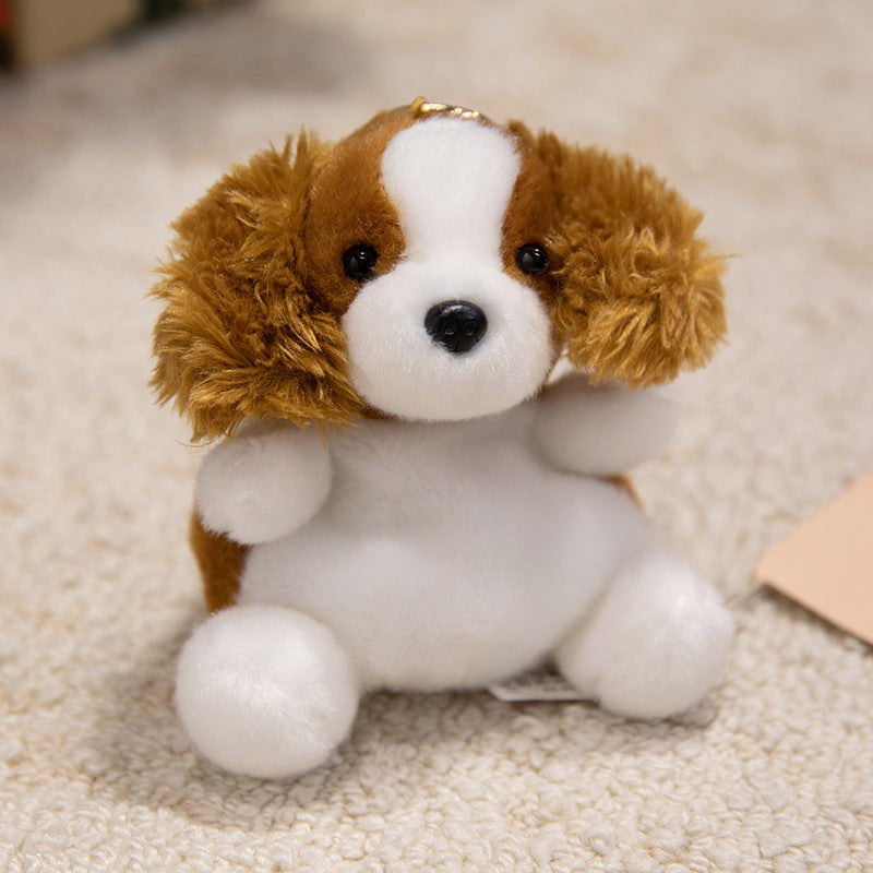 Mini Plush Otter Bag Charm with Metal Key Ring and Ultra-Soft Faux Fur Kalsten