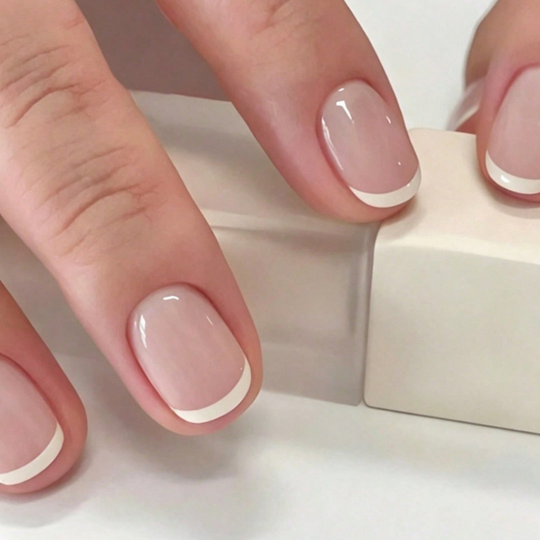 French Tip Press-On Nail Art Set Kalsten
