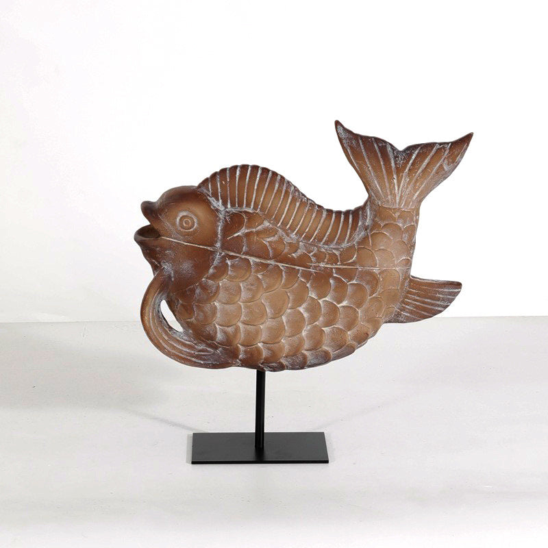 Whimsical Fish Decorative Sculpture
