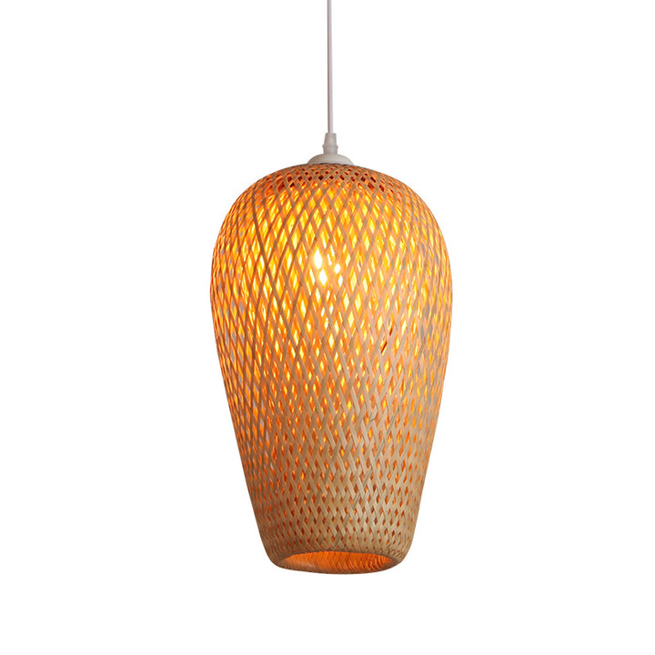 Woven Bamboo Ceiling Lamp