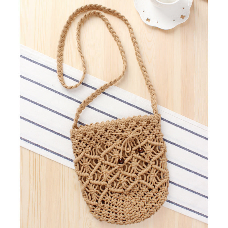 Hand-knotted shoulder bag Kalsten