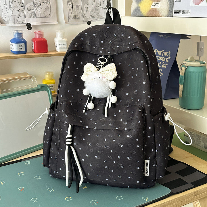 Cute Floral-Embellished Daypack Kalsten