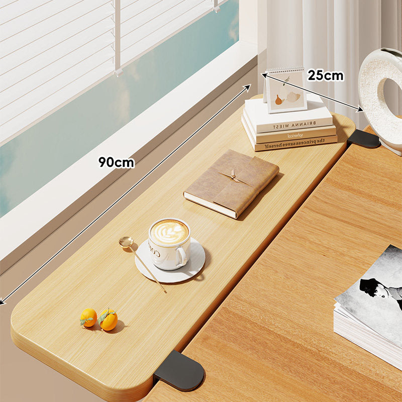 Clamp-On Window Sill Desk Extension Shelf