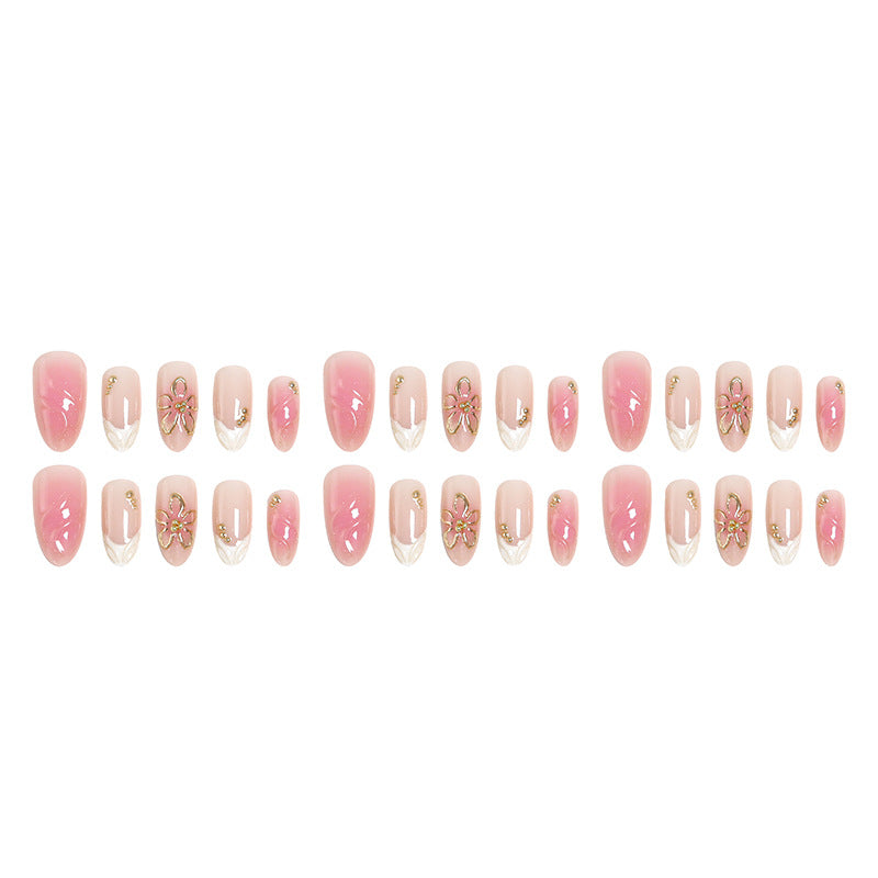 Artificial nails with delicate floral design Kalsten
