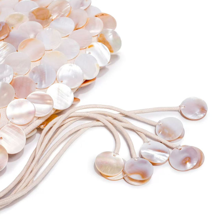 Elegant Shell-Embellished Crossbody Bag Kalsten