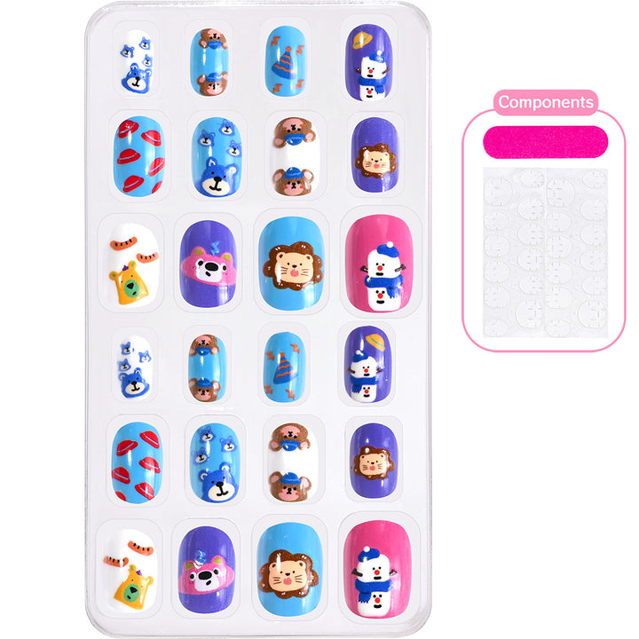 Themed Summer Beach Nail Art Press-On Nails Kalsten