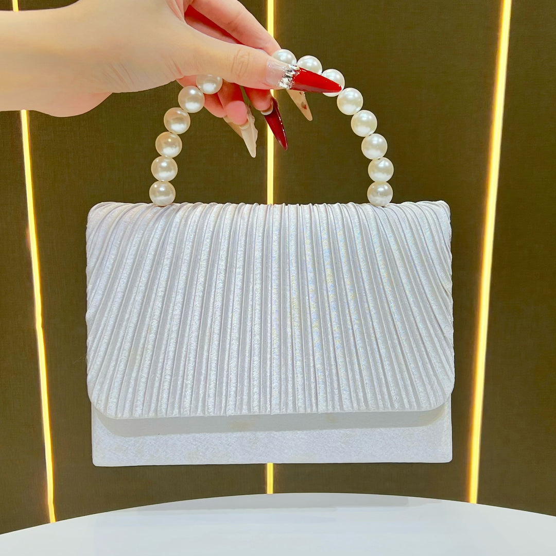 Pleated Elegant Evening Handbag