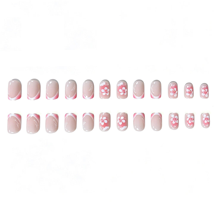Floral Acrylic Nail Art Design Kalsten