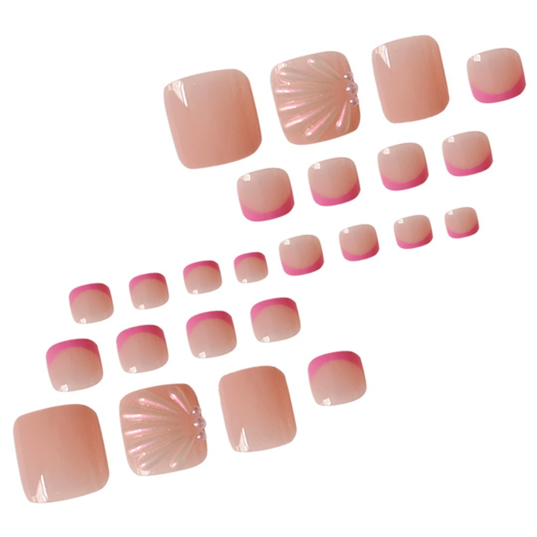 Artistic Press-On Toe Nail Art Extensions Kalsten