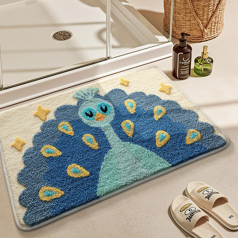Turtle-Themed Plush Bath Mat Kalsten