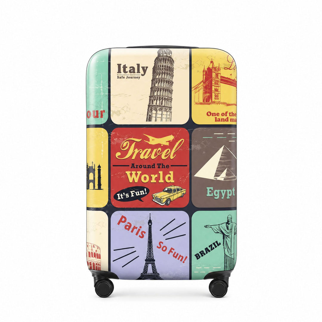 Camouflage Patterned Hard Shell Luggage Kalsten