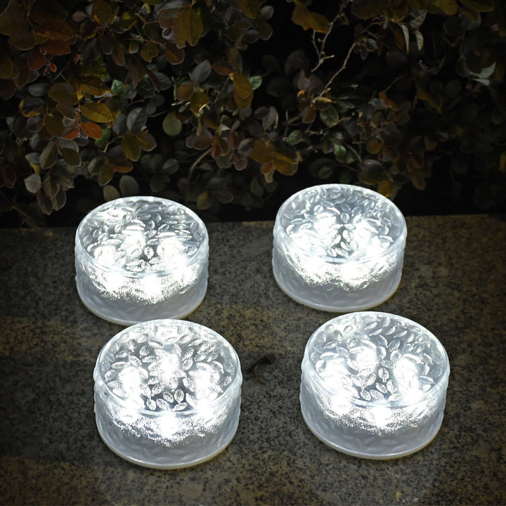 Frosted Glass In-Ground Solar Pathway LED Lights Kalsten