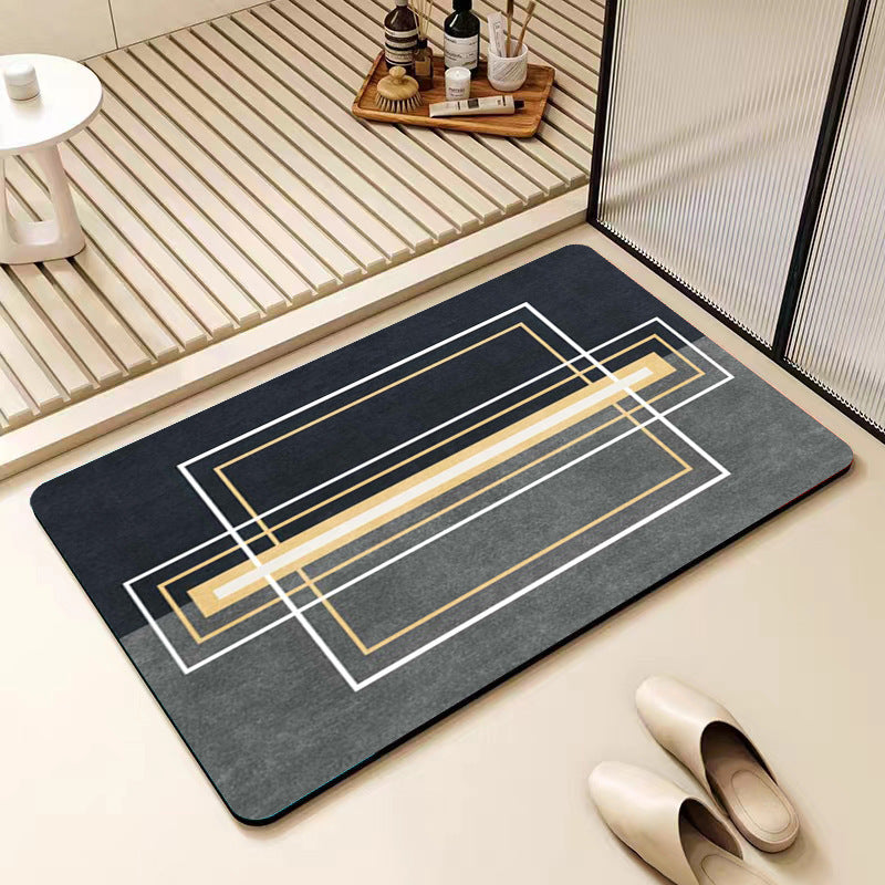 Modern Abstract Bathroom Mat
