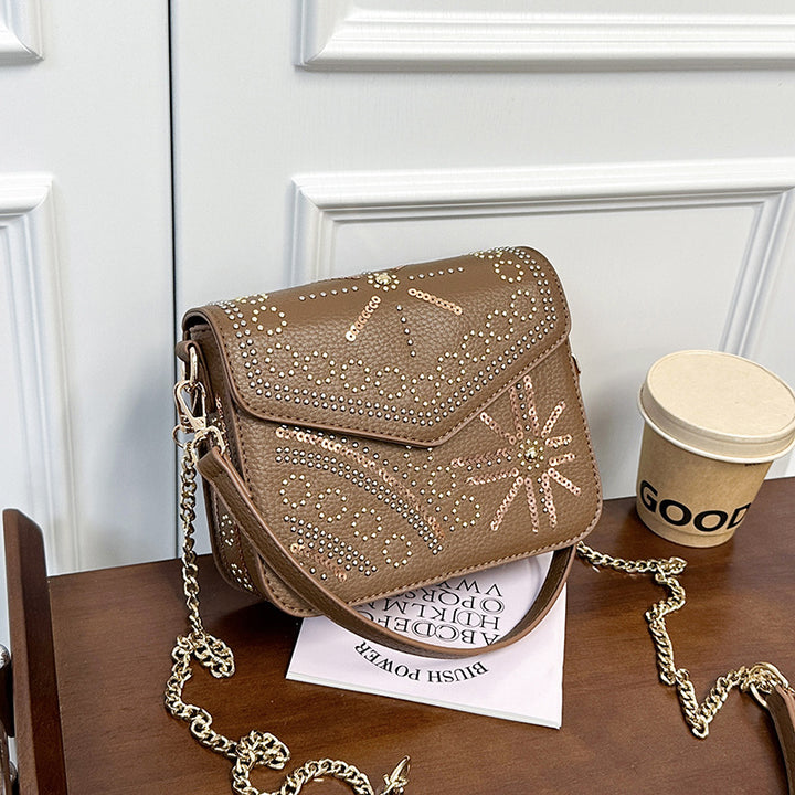 Elegant Decorative Chain Handbag