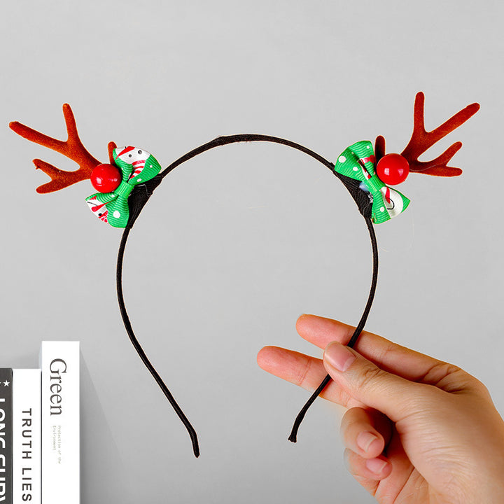 Festive Reindeer Antler Headband