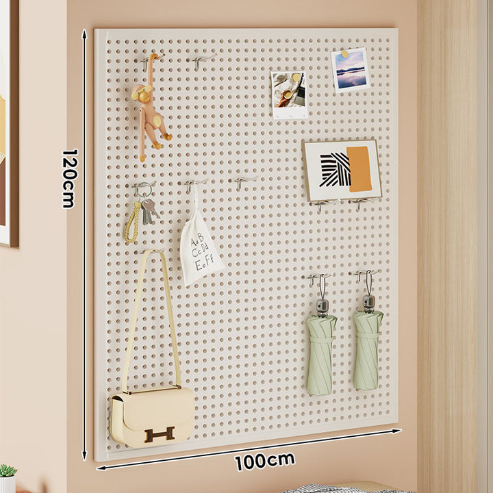 S-Shaped Offset Pegboard Utility Hooks with Support Post