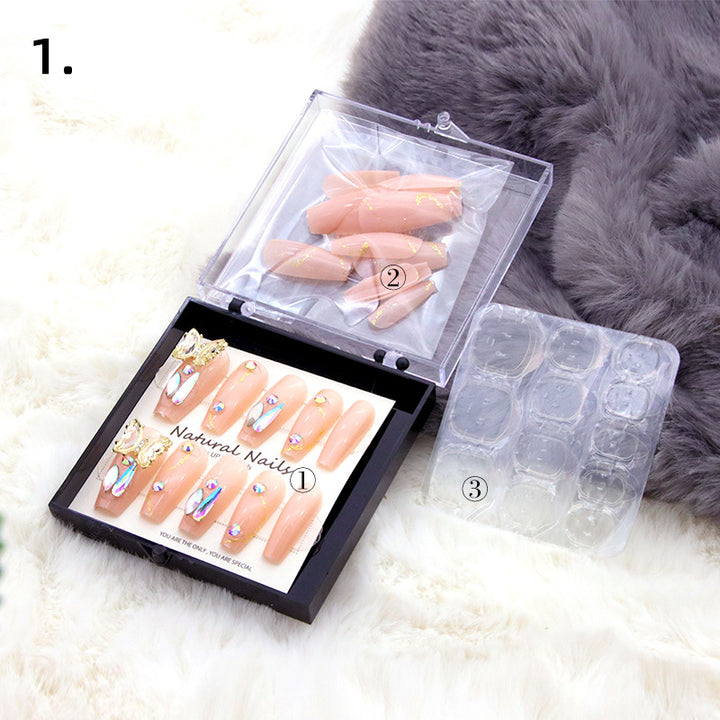 Elegant Pre-Designed Press-On Nail Set Kalsten