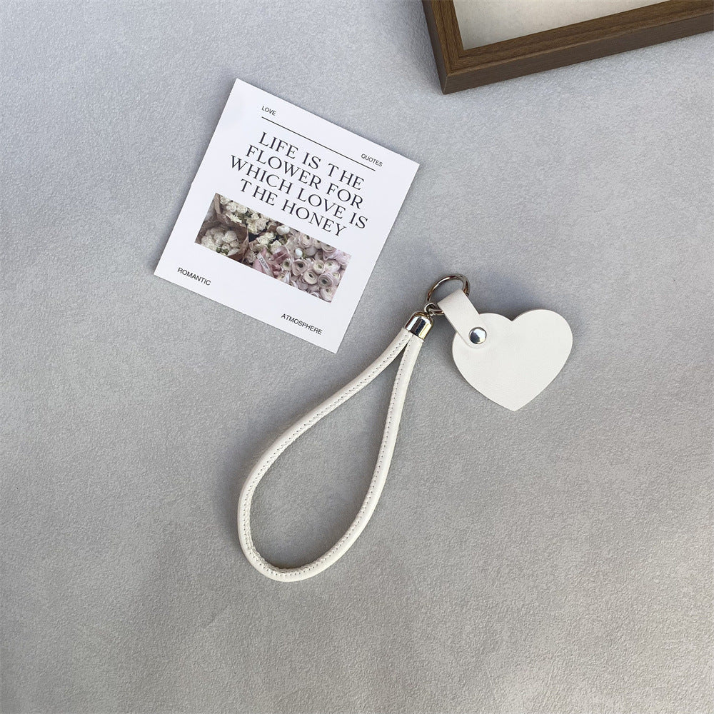 Leather Heart Keychain kalsten