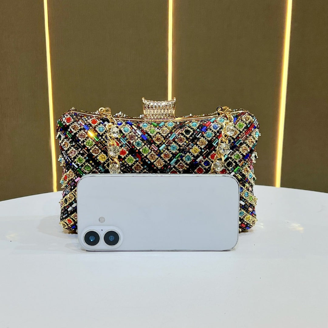 Elegant Bejeweled Evening Clutch