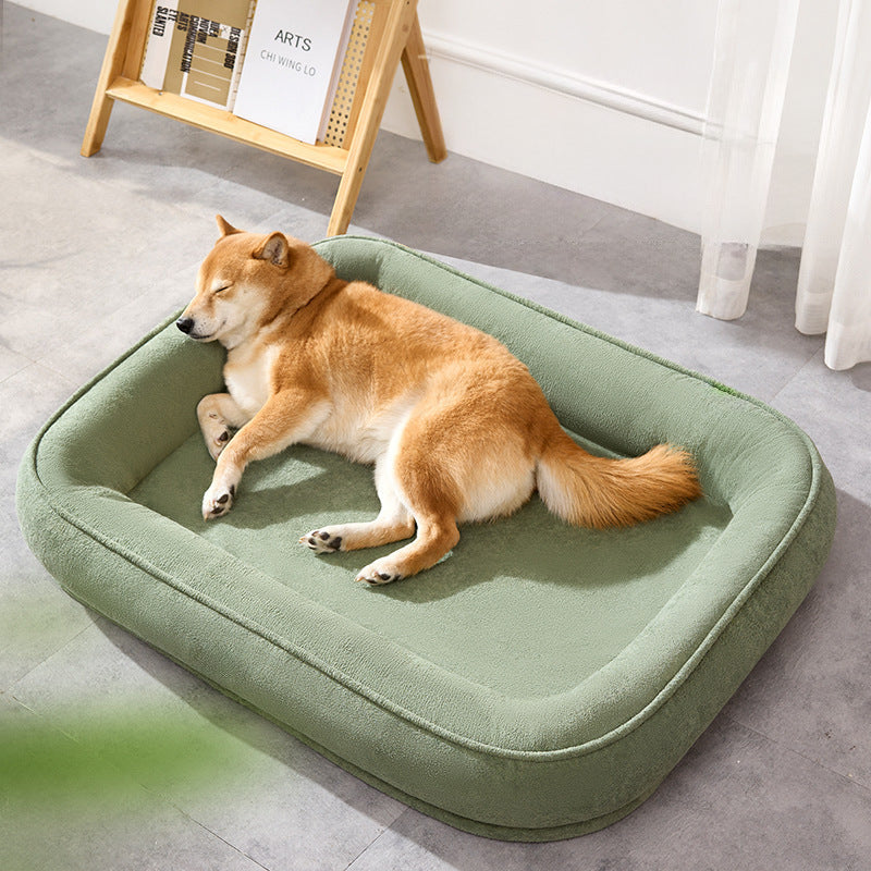 Orthopedic Plush Dog Bed