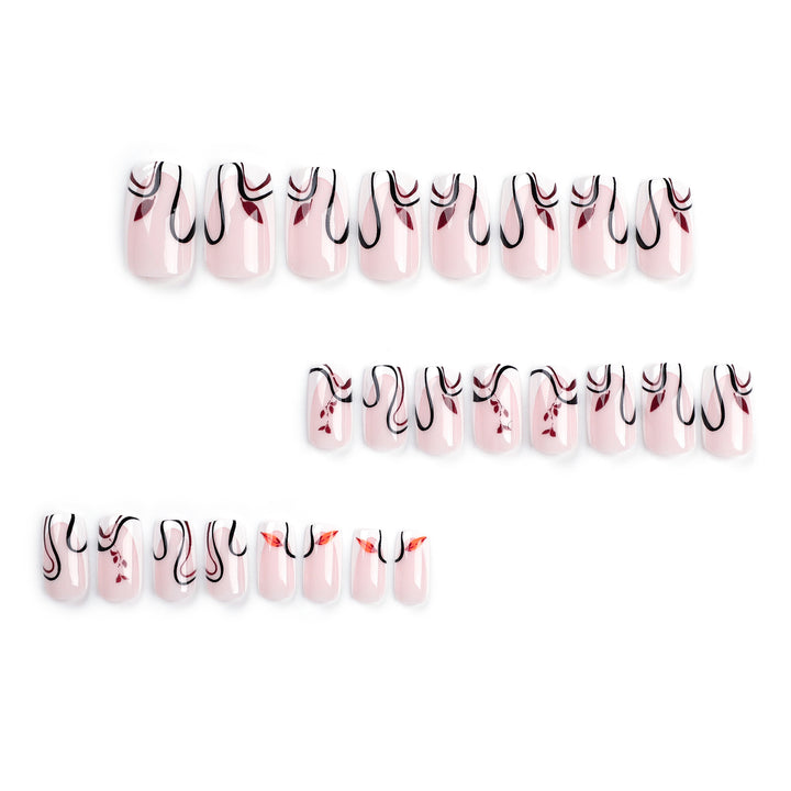 Artful acrylic nails with elegant marble design Kalsten