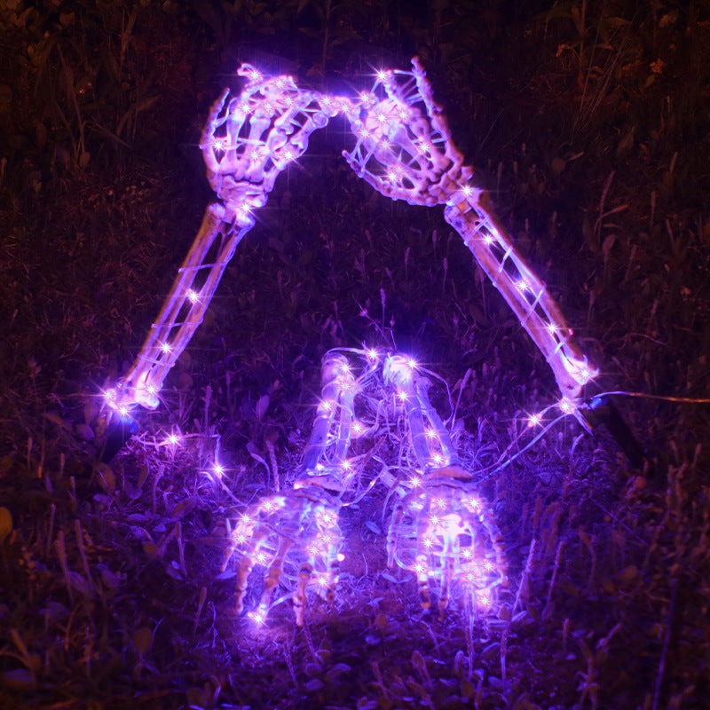 Decorative Skeleton Hand String Lights Kalsten