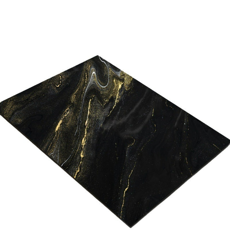 Stylish Marble-Effect Kitchen Mat Kalsten