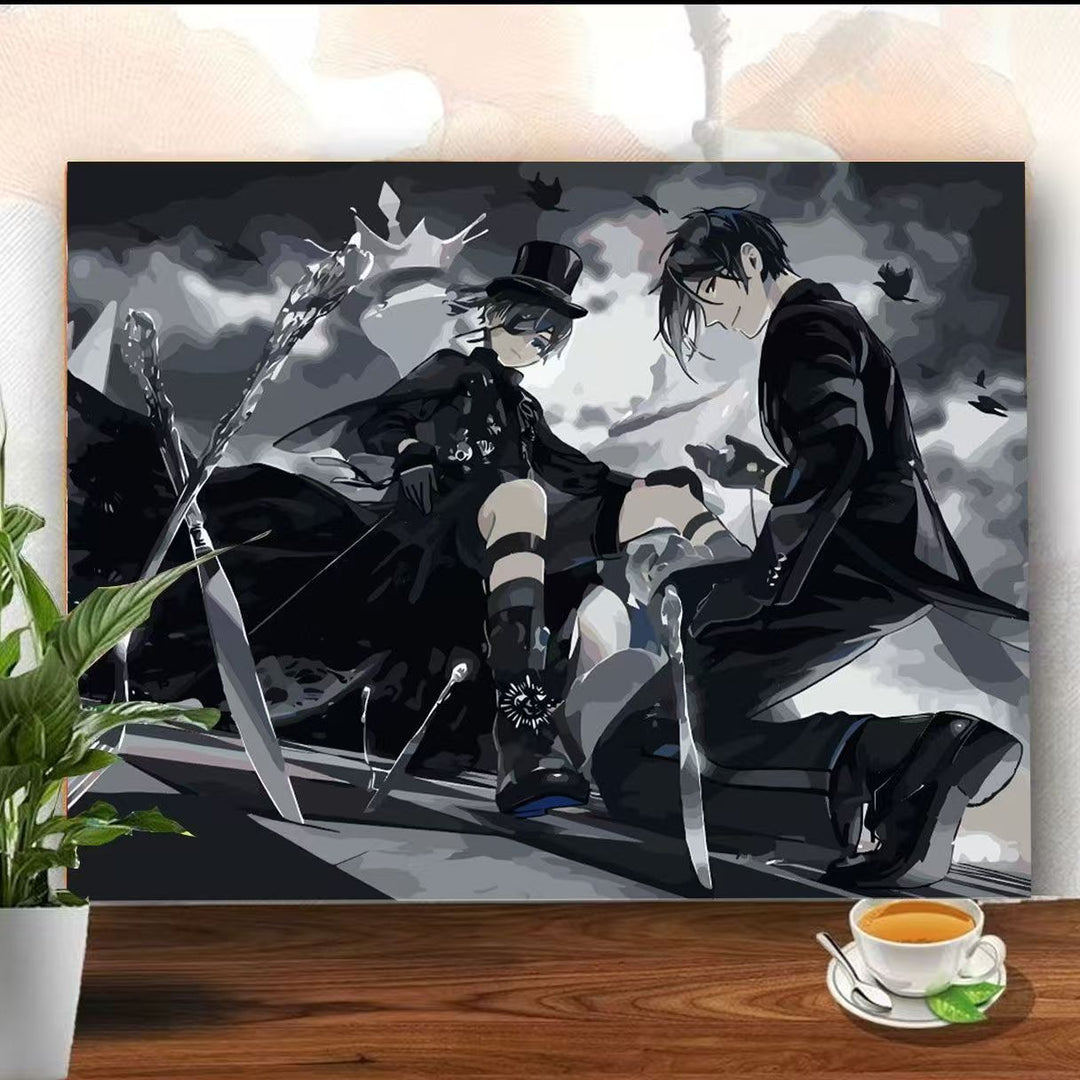 Gothic-Inspired Paint-by-Numbers Kit Kalsten