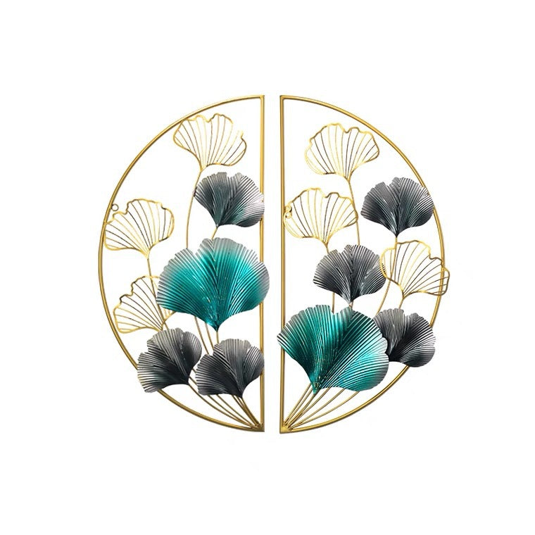 Decorative Metal Wall Art with Floral Design Kalsten