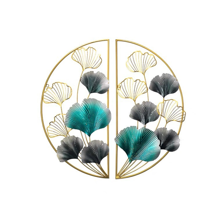 Decorative Metal Wall Art with Floral Design Kalsten