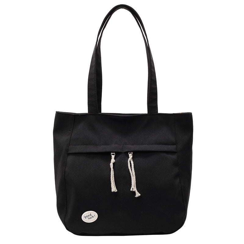 Casual Multi-Pocket Canvas Tote Bag Kalsten