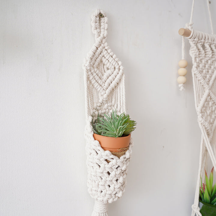Macramé Plant Holder with Decorative Hanging Design Kalsten